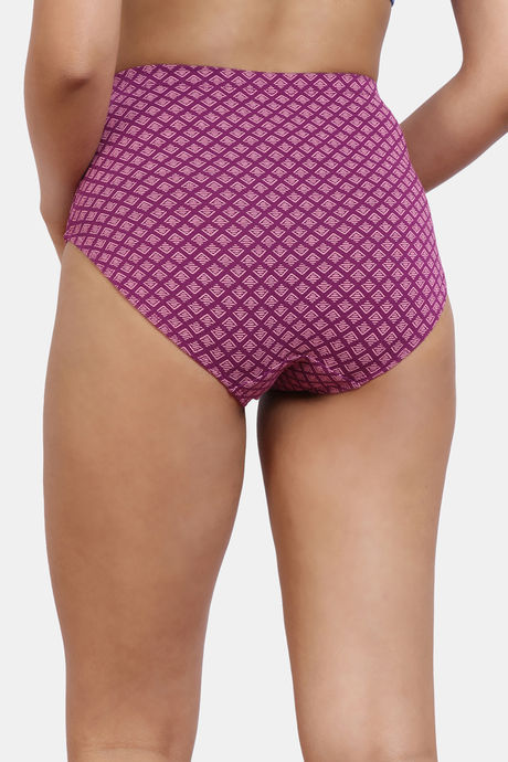 Zivame Anti-Microbial Medium Rise Full Coverage Hipster Panty (Pack of 3) - Multicolor — image 11